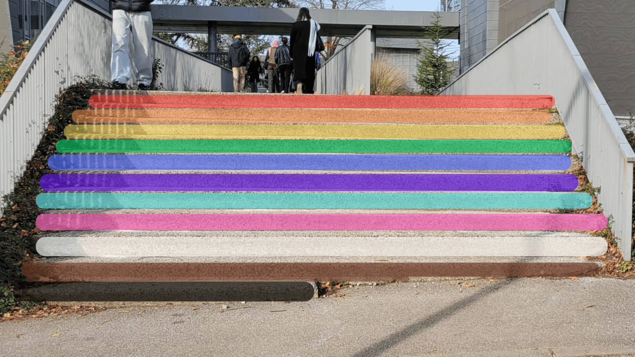 Image d'illustration pour : Escalier LGBTQIA+